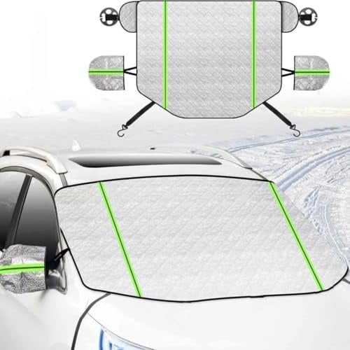 generisch frontscheibenabdeckung kompatibel mit BMW X1 F48 2015–2024,Winter Staub- und frostsicher,Sonnenschutz Auto frontscheibe außen-Silver