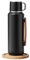 Simcat 1000ml Thermal Flask, 33.8 oz with Handle 316 Stainless Steel Vacuum Insulated Water Bottle, 24hr Keep Hot/Cold, Black Travel Tumbler, Daily Commute