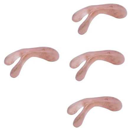 Ipetboom 4stücke Simple Nose Förmiger Nasenschaber Aus Resin Für Gesichtsmassage Praktische Und Kompakte Anwendung Für Hautpflege Und Entspannung