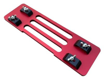 Base universelle pour scie circulaire électrique à main - Guide de positionnement rapide - Support de travail du bois - Plaque de base pour couper le bois - Rail réglable - Routeur de 10,2 cm