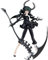 Ciyoulio Anime Dead Maestro Figura Takanashi Yomi Manga Statua in piedi con falce, Fantastico Anime Ragazze Figurine Da Collezione Anime Scultura Regalo 18 cm