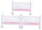 Toddmomy Plastic Boys and Girls Plaything 3pcs Doll Cradle Model Toy Children's Cradle for Role-playing