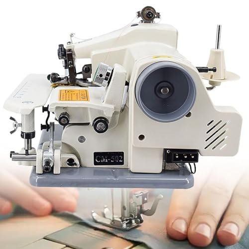 Tragbare Blindstich-Näh- und Stickmaschine, maximale Geschwindigkeit 1200 U/min, Nadelsteigung 3–8 mm, inklusive Pedal und 10 Nadeln