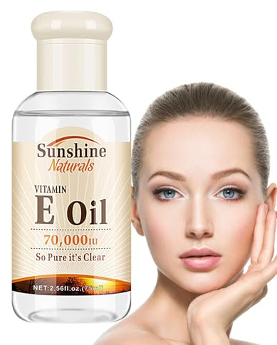 Bio Anti-Aging Gesichtsöl - Vitamin-Serûm mit Hyaluronsäure | Intensive Feuchtigkeitspflege für trockene & reife Haut | Anti-Falten-, Straffungs- und Aufhellungswirkung | 100% Natürlich 30ml