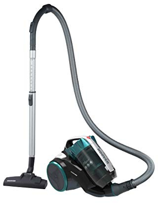 Hoover KS40PAR Aspirateur Traineau sans Sac, Technologie Multi-Cyclonique, Puissant 550W, Grande Performence, Grande capacité 1,8L + Vidage Facile,Compact, Maniable, Brosse Spéciale parquet