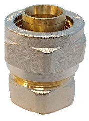 RACCORDO x TUBO MULTISTRATO DRITTO 20x1/2 F. NIPLES FEMMINA 1/2x20