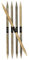 Lykke Stricknadel Doppelspitznadel, 2.5 US / 3.00 mm, Holzfarbe, Birkenholz, 15 cm, Strumpfstricknadeln