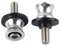 Universal CNC Aluminium Ständeraufnahme Bobbins Montageständer Bobbins m10 Schwingenadapter Motorrad Schwinge stand,Schwingarmspule, 10mm Heckständer Schwinge Spulenschieber, Schwinge Spulen