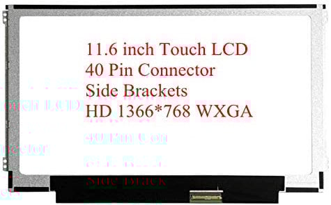 Partsatoz B116XTK01.0 11.6 WXGA HD 1366x768 LCD Screen LED Dispaly Touch Panel Replacement for Acer C732T C733T for Dell Chromebook 11 3100 P29T Touch (NOT for Dell Chromebook 3100 2in1)