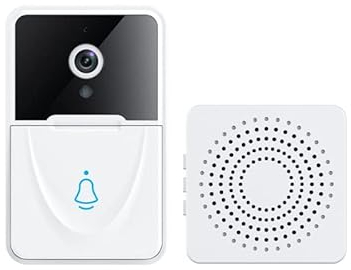 WANGCL Videocamera senza fili Campanello Visual Smart Security Campanello con rilevamento del movimento Visione notturna Audio a 2 vie Monitoraggio in tempo reale