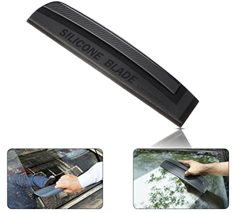 Ruikdly Auto Abzieher 30cm Silikon Abzieher Auto, Scheibenabzieher Auto, Wasserabzieher für Lack und Glas am Auto Geeignet - Keine Spuren Hinterlassen