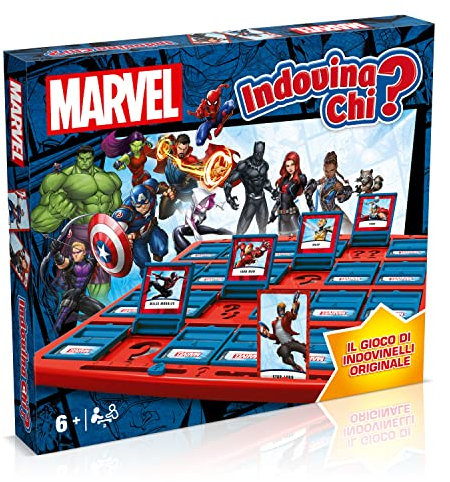 Winning Moves Marvel Rate wer? Brettspiel, The Avengers, Guardians of the Galaxy und Wakanda sind in diesem Rätselspiel enthalten, Geschenk für Spieler ab 6 Jahren