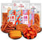 Latiao combination pack,spicy strips,nostalgic snack gift pack,Internet celebrity snack food,Latiao big gluten,Instant snacks,instant Latiao,Handmade latiao (329g (12bags))