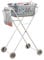 Rolling Laundry Cart - Wäschekorb-Trolley - Ergonomisch - Rückenschonender Wäschetransport - Wäschekorb-Ständer - Wäschetrolley auf Rädern - Zusammenklappbar