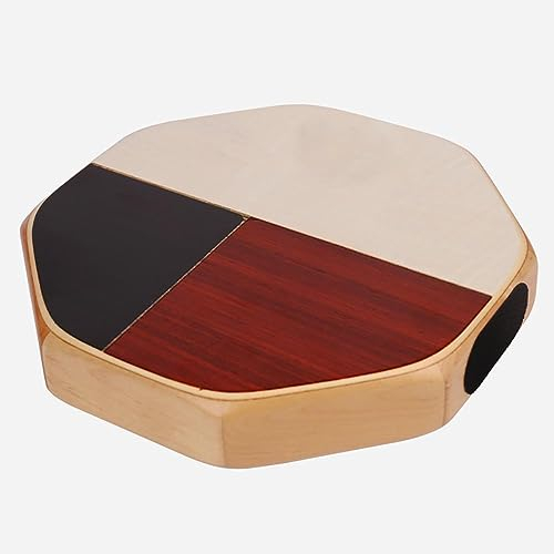 Zweifarbige Cajon, tragbare Handtrommel mit Aufbewahrungstasche Holztrommel, aus Birke, Schlaginstrument