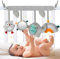Aolso Activity-Spirale Spielzeug, Kinderbett Spiralspielzeug, Babyschale Spielzeug Aufhängen an Babyschale, Wiege, Für Babys und Kleinkindern ab 0+ Monaten, Reise Aktivität Spielzeug (Elefant)