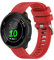 Wownadu 20mm Bracelet Compatible pour Garmin Forerunner 245 55 165 645 158 Rouge Bracelets de Remplacement en Silicone Sport Strap Femme Homme, Accessoires (Pas de Tracker)