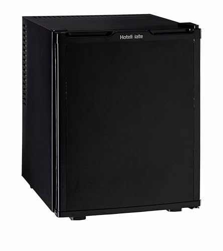 PKM Hotel Mate Kühlschrank MC35E 32 Liter | Extrem leise mit 22 dB | Minikühlschrank | Wechselbarer Türanschlag | Freistehend und zum Einbau geeignet