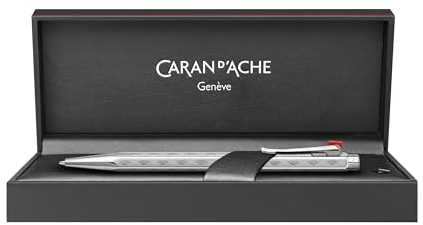 Caran d'Ache Stylo à bille ECRIDOR™ TRESSÉ PLATINE - Édition spéciale ref 890.024