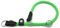 Aiminto Braided Rope Collar, Training Dog Collar, Round Martingale Collar, Slip Collar with Adjustable stopper and Slidable Stop Ring - Ideal for Large Dogs (L(1/2) - 20 Long, Light Green)