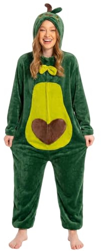 OLAOLA Onesies für Erwachsene Unisex Neuheit Pyjamas Kostüm für Halloween Soft Comfy Homewear Nachtwäsche Einteiler Schlafanzug Cosplay Loungewear