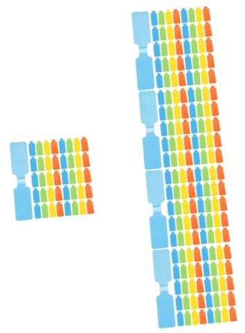 DOITOOL 5 Set Di Etichette Per Cavi Etichette Per Cavi Elettriche Riutilizzabili in Nylon Per Elettronica 50 Pezzi*5