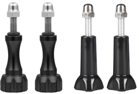 KasinTech CNC Alluminio ABS Lungo Pollice Manopola Viti Kit per Gopros Heros Insta360 Un Altro Action Camera Treppiede Montaggio Accessori