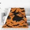Halloween-Überwurfdecke mit fliegender Hexe, superweiche Flanelldecken, warm, gemütlich, Reisedecke, Anti-Pilling-Bettdecke, 203 x 152 cm, leichte Sofadecke für Couch, Stuhl, Camping, alle