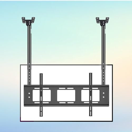 TV-Deckenhalterung - Tv Deckenhalterung Elektrisch, Verstellbare Halterung, Doppelstange, Verstellbare Neigungs-TV-Halterung, Geeignet Für 55-86 Zoll Große LED-Bildschirme, VESA 800 X 400 Mm