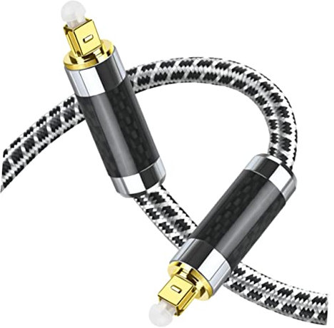 BELLIFFY Câble Audio Numérique à Fibre Optique Mâle Vers Mâle De 5 m Pour Barre De Son Téléviseur Home Cinéma