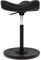 Varier MOVE New Leder Black 31330 Noir, Holzteller Esche schwarz, Gasfeder Std. 56-82 cm