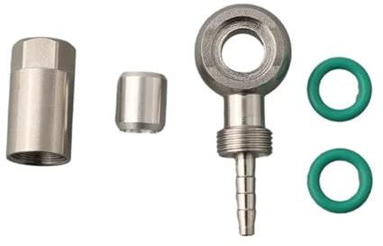 HLAQHL Ensemble de Banjo d'insertion de raccord de Tuyau hydraulique de vélo Compatible avec MT4 MT6 MT8 MT5 MT7 Insertion de raccord de Tuyau hydraulique de vélo Banjo(D)