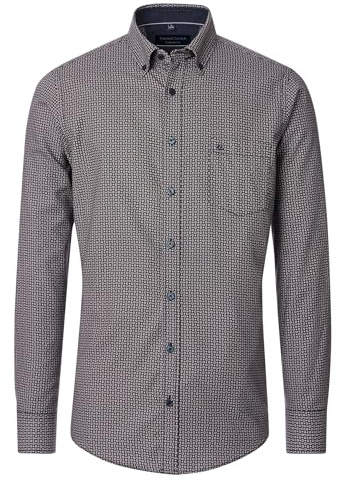 CASAMODA Freizeithemd Langarm Print Comfort Fit