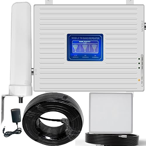 2G 3G 4G 900 1800 2100MHz Banda 1 3 8 Repetidor Amplificador Señal Móvil LTE GSM WCDMA (900/1800/2100 B1/3/8)