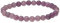 Lebensquelle Plus Kugelarmband | Perlen Armband 6 mm | Hochwertiges Edelsteinarmband | Natur Stein Edelsteinarmband dehnbar (Lepidolith)