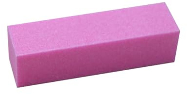 Nagelpolierer Schleifblock mit Vier Seiten, Waschbar, Rosa