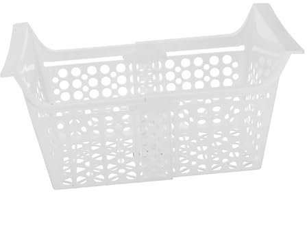 NUOBESTY Cesta de Almacenamiento Congelador Horizontal Organizador Extensible Orificios de Drenaje Congeladores