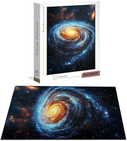 Universum Puzzle 5000 Teile Sternenhimmel Jigsaw Puzzles für Erwachsene, Premium Quality Holzpuzzle Klassische Puzzles, DIY Groß Puzzelmatten 156 x 105 cm, Gescsspiel für die Ganze Familie B-4661