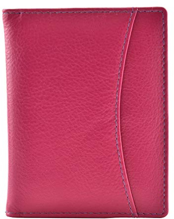 Mala Leather Odyssey Oyster & ID Holder 555-14 (Pink)