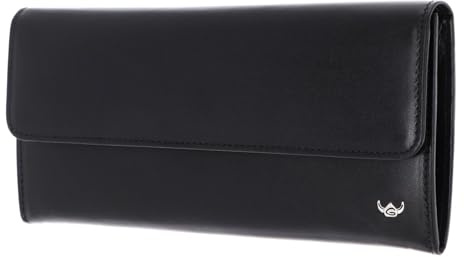 Golden Head Leder Geldbörse Colorado RFID Protect Damenbörse 2828 Schwarz