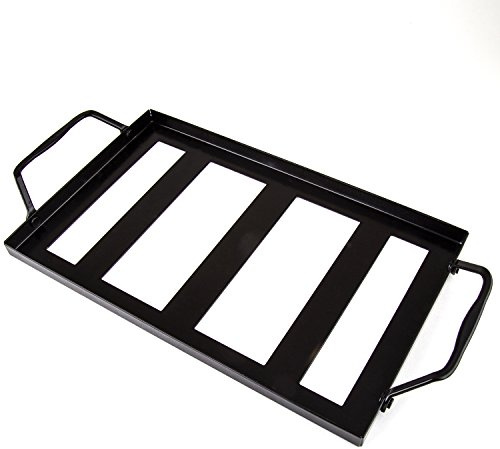 Zenware 12” x 8” Himalayan Salt Cooking Block Tray Holder - Black