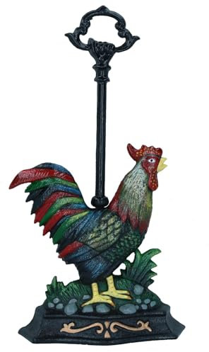 Rooster Cockerel/Chicken Hen Door Stop Cast Iron Doorstop Wedge Animal