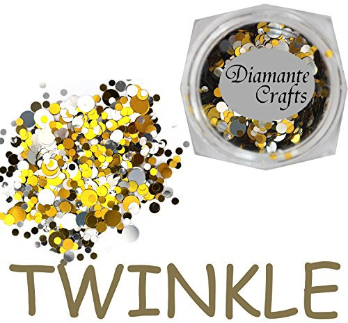 Stargazer - Fix Gel Body Fixative Glue Festival - plus FREE pot Circles Glitter (Twinkle - K070.1, 1 x Bottle Stargazer Fixative - FREE)
