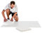 Hockey Revolution Hockey Tiles 90 (10 m2) Premium Graded Synthetic Ice Dryland Flooring Tiles, Light, Portable & Adjustable - Build to Last, Slick Interlocking Training Surface, Indoor & Outdoor