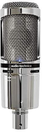 audio technica AT-2020 USB+V Micrófono USB Limited Edition en Chrome
