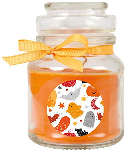 HS Candle Halloween Duftkerze im Bonbonglas - viele Motive zur Auswahl, Ideale Herbstdeko