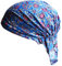 Cool4 Sommer Kopftuch Strand Bandana Meer Beanie Sonne Sonnenschutz Mütze Chemo Cap A04 (Blau rot weiß geblümt)