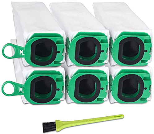 Jajadeal Lot de 6 Sacs pour Vorwerk Kobold VB100 VB 100 FP100 FP 100 Aspirateur, Sacs À Poussière de Rechange Kit