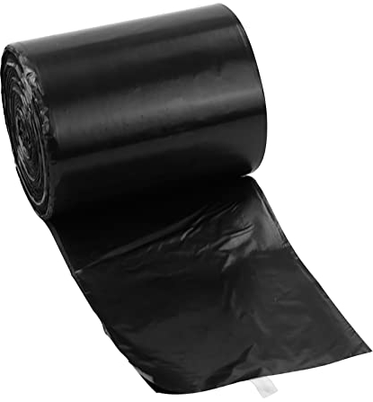 Yuright 5 L Small Bin Liners Bags, Black Trash Bag, 125 Bags