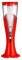 KIZQYN Biersäule Bierturmspender Bar Fassbierkanone mit Eiszapfen Kommerzieller leuchtender Eisweineinweichfass Weinspender mit Wasserhahn Biertower, Bierspender (Color : Rot, Size : 3L)